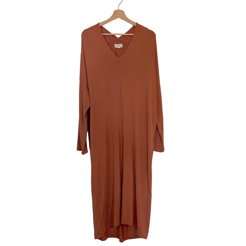 Lou & Grey Rust Midi Dress